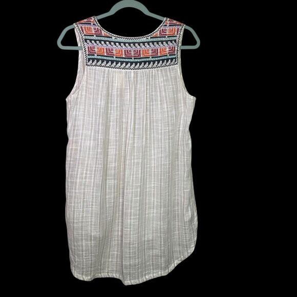 Anthropologie Floreat Tank Top Womens 8 Boho Floral Embroidered Sleeveless NWT - Picture 2 of 16